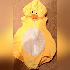 EASTER CHICK COSTUME - One-piece, zip-in, size 18 mo - 3T